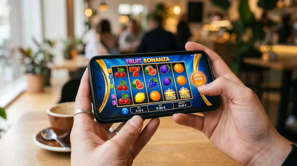 Mobile sweepstakes casino apps on smartphone